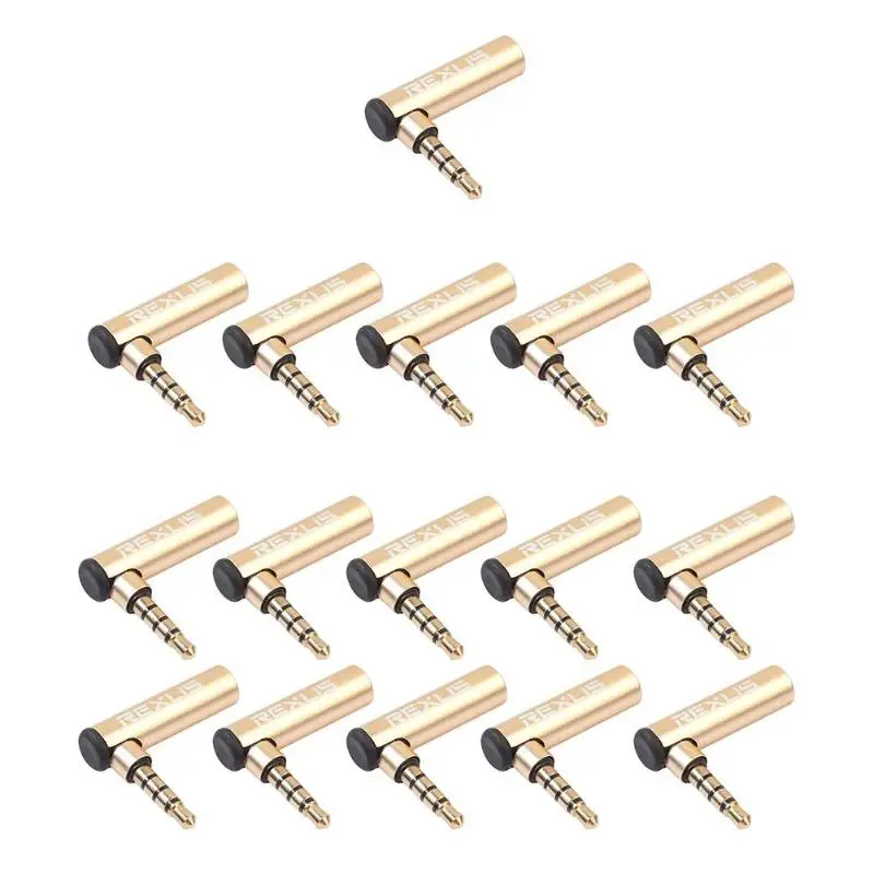 Rexus Gold Plated 35Mm Male To Female 90 Degree Right Angled Adapter Audio Microphone Jack Stereo Plug Connector High Quality huismerk kopen in de aanbieding Rexus Gold Plated 35Mm Male To Female 90 Degree Right Angled Adapter Audio Microphone Jack Stereo Plug Connector High Quality huismerk kopen in de aanbieding
