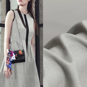 

Limited fashion high-end griege imported worsted wool knitting fabric for dress suits telas tissu tissus au metre costura DIY