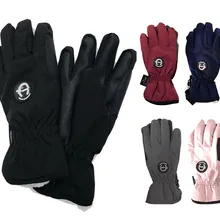 Европейские классические зимние уличные перчатки профессиональные детские лыжные сенсорные перчатки, противоскользящая водонепроницаемая сумка