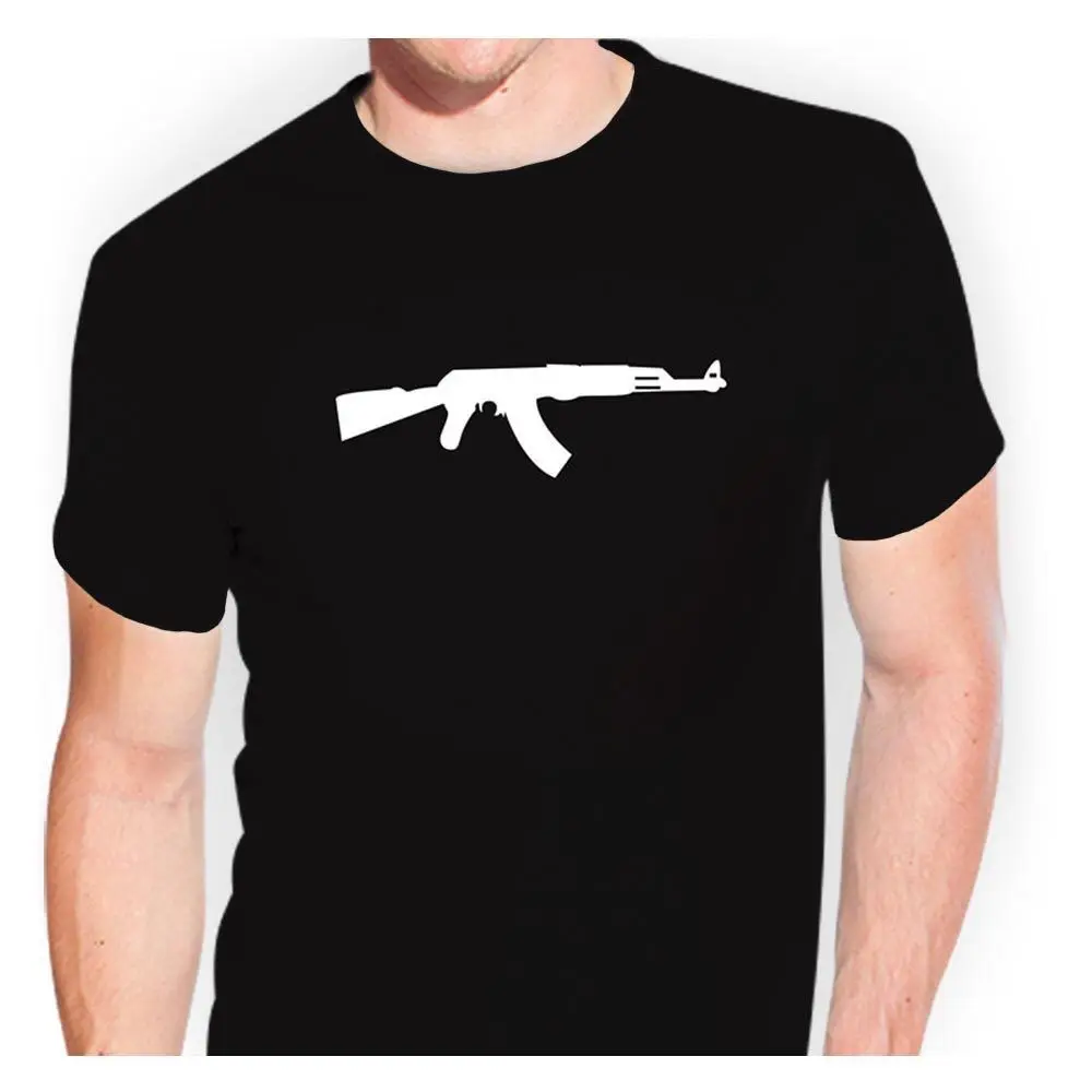 Наклейка на футболку AK-47 Kalaschnikow AK47 - tsf0294 | Мужская одежда