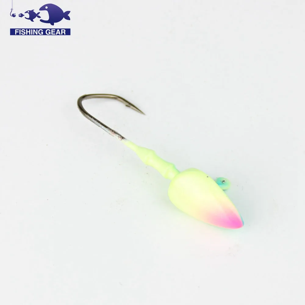 14g fishing lead jig head hook 3pcs sea bass ice carp fishing hooks lead head triangle jig head bait fishing leurre peche pesca  (18)