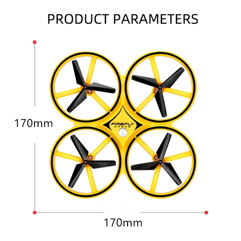 Четырехосевой мини-Дрон умные часы с дистанционным зондированием жестовое взаимодействие пневматический высотный самолет радиоуправляемые игрушки со светодиодными лампами
