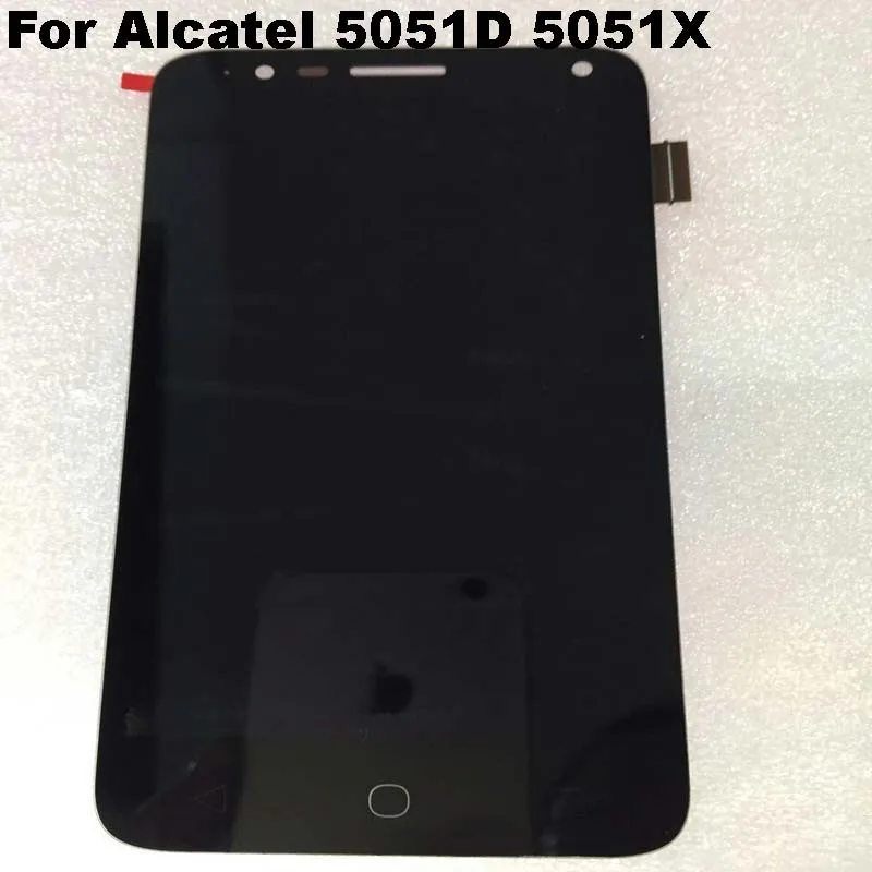 ЖК-дисплей для Alcatel One Touch Pop 4 5051D 5051X5051 5051J 5051 м ЖК-дисплей+ кодирующий преобразователь сенсорного экрана в сборе Запчасти+ рамка