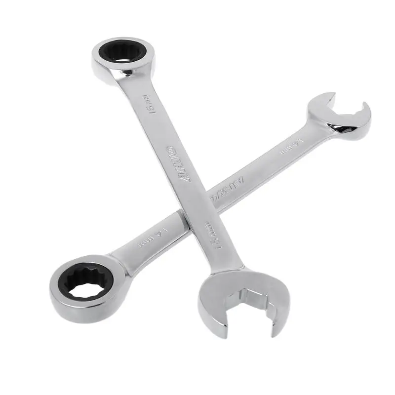 8 22mm Open End Ratchet Wrench Combination Ratchet Socket Spanner