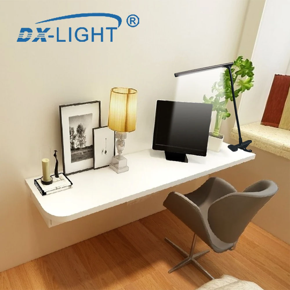 DC 5 V USB клип на светодиодный Настольный светильник Регулируемая офисная спальня