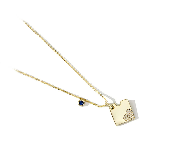 ZEGL нишевое дизайнерское квадратное ожерелье-пазл для подружек женское модное ожерелье с темпераментом
