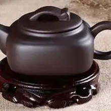 200 мл привлекательный художественный yixing фиолетовый песок ручной работы черный квадратный чайник