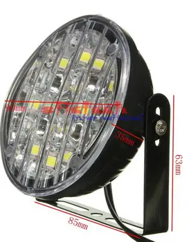 

by dhl or ems 10pair 2X 12V 18 LED Round Car Driving Daytime Running Light DRL Fog Lamp Bright White