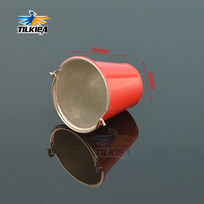 

1pcs 1/10 RC Rock Crawler Metal Simulated Bucket RC Accessory Mini Bucket For D90 Axial Wraith SCX10