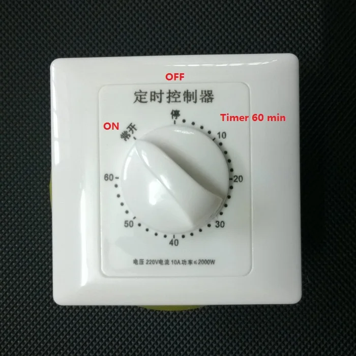 Us 8 77 35 Off 60 Minutes Timer Mechanical Switch Relay Digital Control Water Socket For Water Pumps Bathroom Heater Exhaust Fans Lamp Lamp