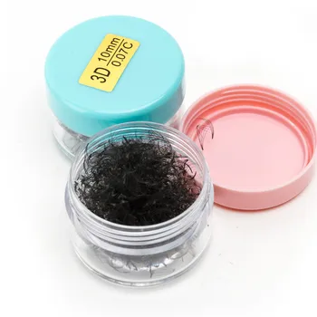 

1000 FANS Long Stem Faux Mink Individual Eyelash Lashes Maquiagem Cilios Professionals Soft Mink Eyelash Extension