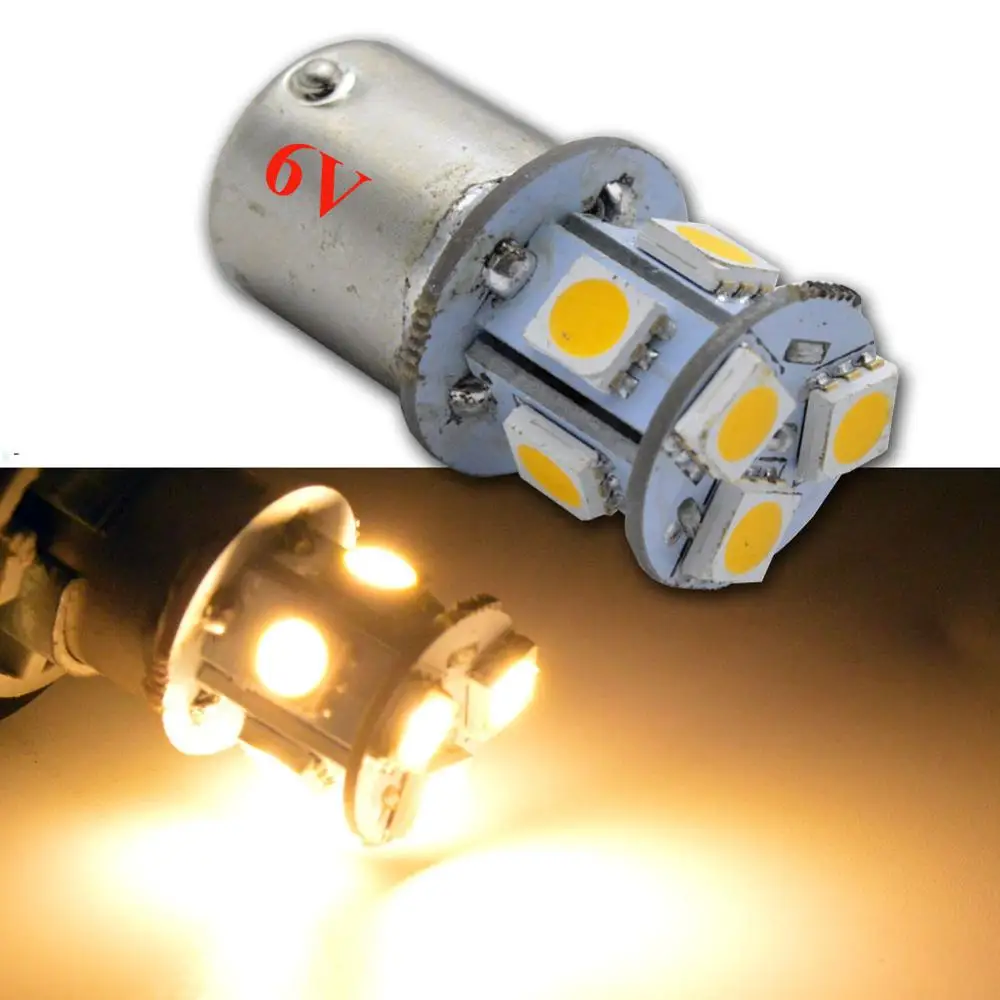 

4pcs 6V 12V 24V car 1156 BA15S P21W light turn signal lamp reversing backup light signal blinker brake stop bulb LED 8 5050SMD
