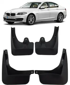 

New OE Quality Set Splash Guards Mud Guards Mud Flaps Fit For 2011-2016 BMW 5 Series Sedan F10