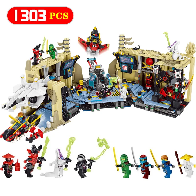 

Building Blocks Samurai X Cave Ninjago Series Model LegoINGlys Ninjago Tunnel war Compatible Eductional Technic Toy for Kid