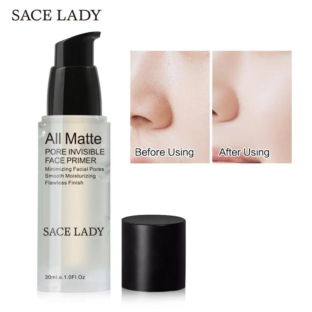 SACE LADY Face Base Make Up Matte Pore Invisible Prolong Makeup Facial Foundation Gel Oil control Cosmetic|base primer|make up primer basepores primer face - AliExpress