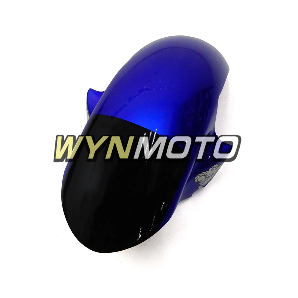 Выполните обтекатели комплект для Yamaha R6 2008- 08-16 лет ГОНКИ стекловолокна рамы Кузов Мотоцикл сине-белые крышка красными вставками