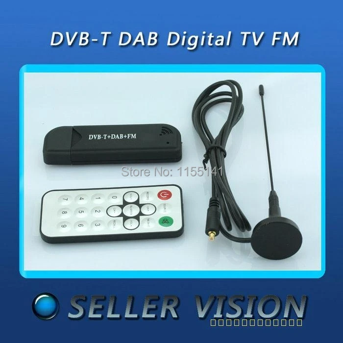 RTL SDR / FM+DAB / DVB T Digital USB TV Stick Mini PC Dongles Set with