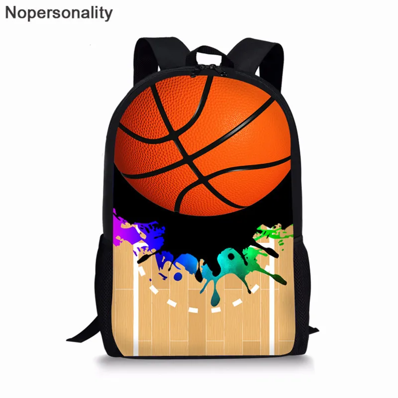Nopersonality школьная сумка комплект для футбола/Футбол/Баскетбол/регби/волейбол печать Schoobag для мальчиков Студенческая книжная сумка - Цвет: CC5405C