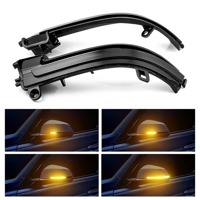 LED Side Wing Rearview Mirror Indicator Blinker Repeater Dynamic Turn