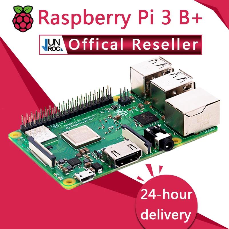

In Stock 2018 New Original Raspberry Pi 3 Model B+ on-board 2.4G & 5G WIFI Cpu Plus 1.4GHz add PoE Raspberry Pi 3 Plus Pi3B+