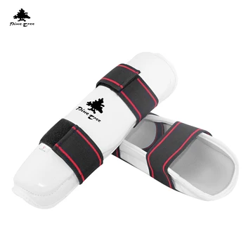 

High quality Pine tree Taekwondo Protector shin guard kneepad Muay Thai Boxing karate shin pads Adult kid Tae kwon do leg guards
