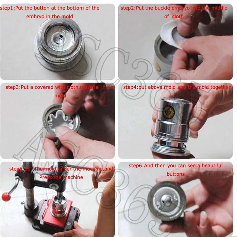 Машина для прессования кнопок с тканевой обложкой + 1 пресс форма 30 #1 8 см (0 7 дюйма)