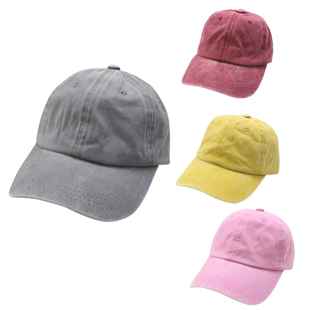 

Summer Fashion Chidren Kids Toddler Baby Boy Cap Hat Kids Solid Cotton Sanpback Baseball Hat Boys Girls Hats Caps Hot Selling