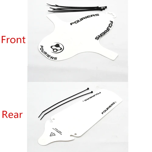 white Front back Велосипеды Fouriers горный велосипед велосипедная защита на колесо MTB передний задний быстросъемный Велосипедное крыло брызговик отражатели крыла - Цвет: white Front back