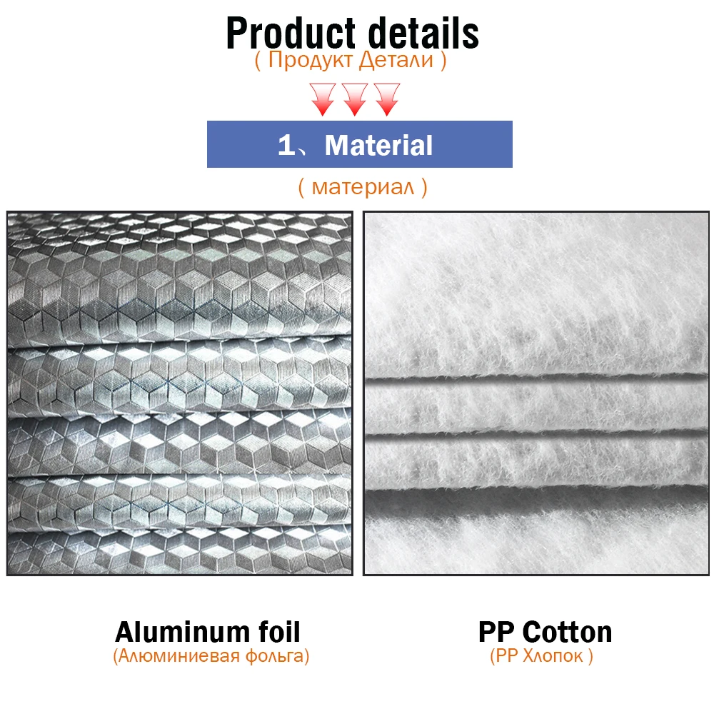 Cawanerl три слоя толстое покрытие автомобиля водонепроницаемый анти УФ Солнце Дождь Снег град защита от пыли поверхность алюминиевая фольга+ внутренний хлопок