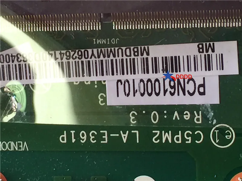 Оригинальная материнская плата mbпельmy062 для ноутбука Acer Aspire VX5 591G с процессором и