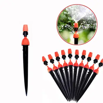 

Drip-spraying integrated micro-sprinkler plastic insert micro-injection rod atomizing nozzle Garden tool drip irrigation 10PCS