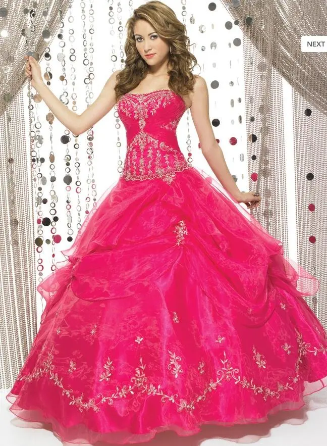 lady in ball gown