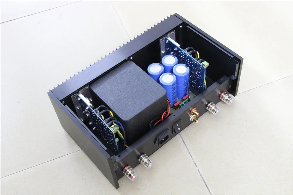 SENGTERBELLE Clone Classic QUAD 405 Power Amplifier 100W+100W ONSEMI MJ15024 HiFi Stereo Finished Audio Amplifier SENGTERBELLE Clone Classic QUAD 405 Power Amplifier 100W+100W ONSEMI MJ15024 HiFi Stereo Finished Audio Amplifier