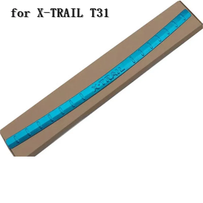 Car-accessories-Stainless-Steel-Rear-Bumper-Protector-Sill-Trunk-Tread-Plate-Trim-for-Nissan-X-TRAIL