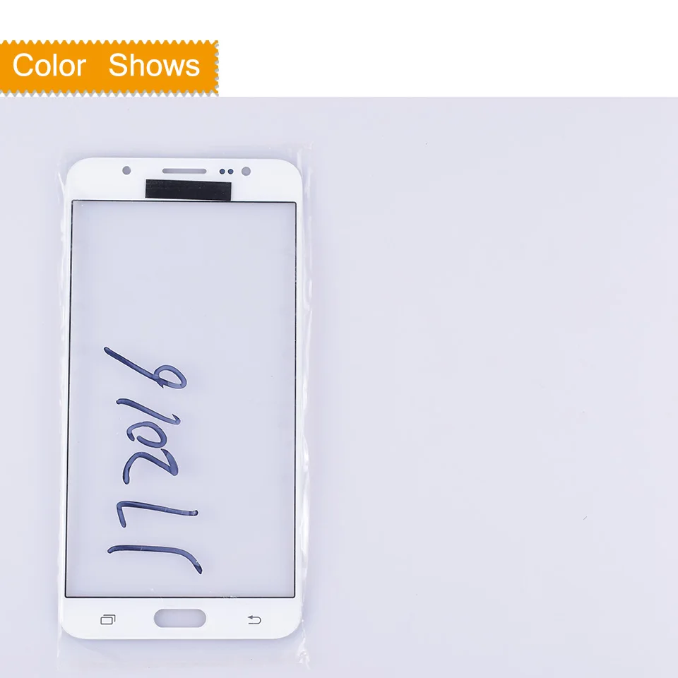 Для Samsung Galaxy J7 J710 J710F J710FN сенсорный экран панель ЖК передняя внешняя стеклянная Замена объектива J710 - Цвет: white no gift