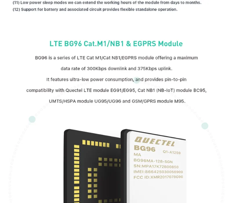 BG96 модуль удаленного позиционирования NBIoT iTracker Pro сенсор узел и gps модуль BLE Bluetooth 5,0 сотовая связь IoT модуль RAK8212-M 83