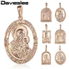 Davieslee pendant neckalce for women 585 Rose gold Fashion women cross chain necklace 2022 ► Photo 3/6
