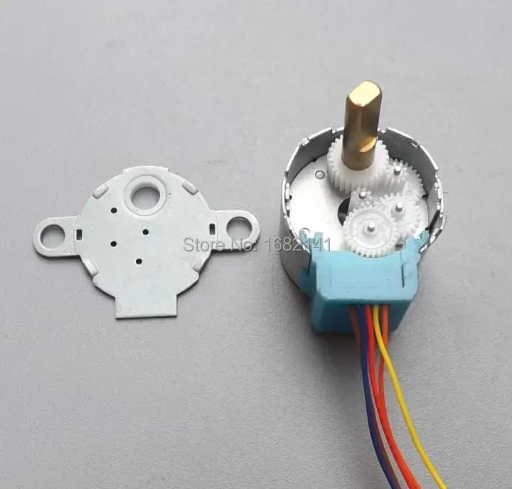 4 фазный 5 проводной Шаговый электродвигатель 28BYJ 48 в постоянного тока|stepper motor|geared
