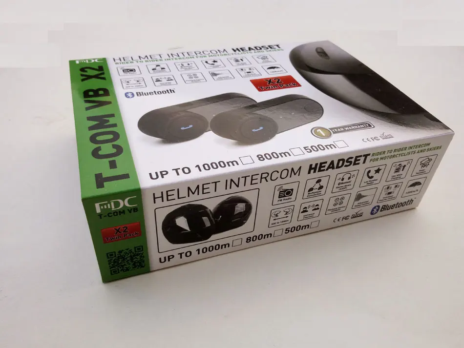 Гарнитура для мотоциклетного шлема FreedConn Bluetooth гарнитура динамики 800 м с FM радио