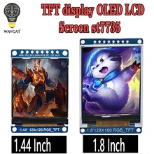 3.3v 1.44 1.8 polegada série 128*128 128*160 65k spi cor cheia tft ips display lcd placa do módulo substituir oled st7735