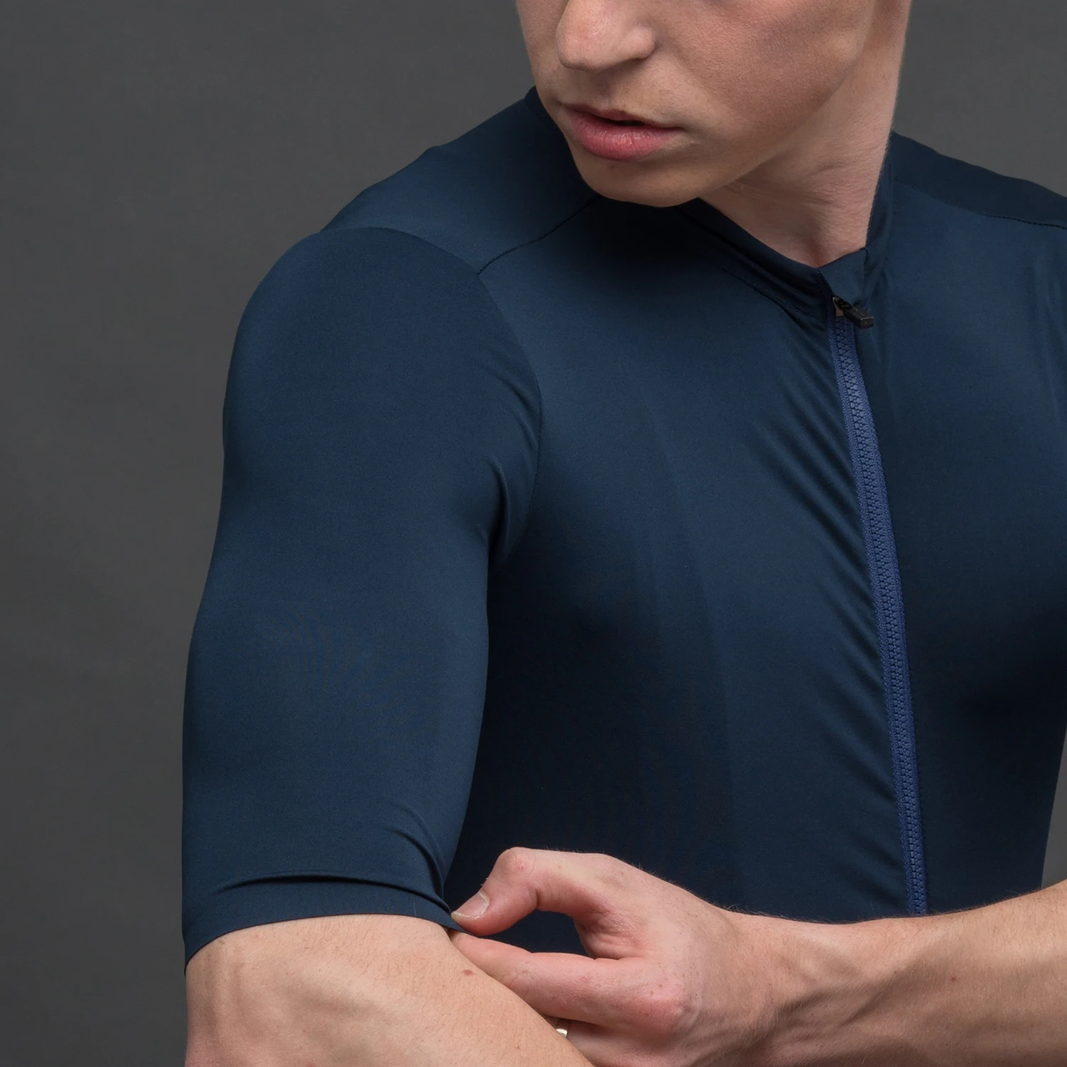 SPEXCEL 2019 جديد النسخة الظلام البحرية برو فريق ايرو الخفيف قصير كم الدراجات جيرسي سلس عملية الطريق الدراجات والعتاد