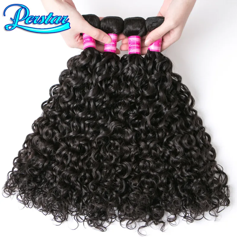 Malaysian Water Wave Virgin Hair 4 Bundles Wet And Wavy Malaysian
