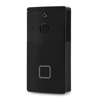 

Smart Wireless Wifi Video Doorbell Intercom Phone Call Door Bell Camera Infrared Remote Record Home Security Monitoring EU Plug