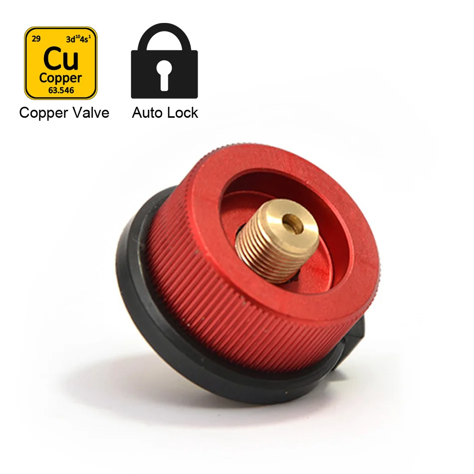 

Gas Adapter Camping Stove Burner Adaptor Fogao Conversion Outdoor Valve Connectors Refill Butane Fuel Portable Cylinders Propane
