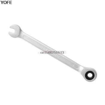 

1PC 6mm-14mm Reversible Ratchet Wrench Ratcheting Socket Spanner Nut Tool