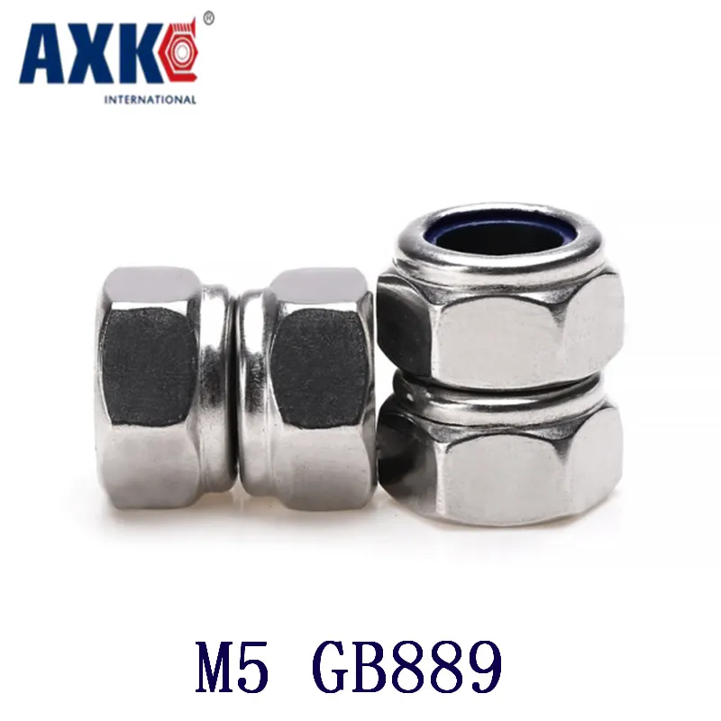 2021 Limited Stainless Steel Rod Decor Wood Furniture Axk 40pcs Cheap Galvanized Self-locking Nut / Nylon Lock Locknut M5 Gb889 |