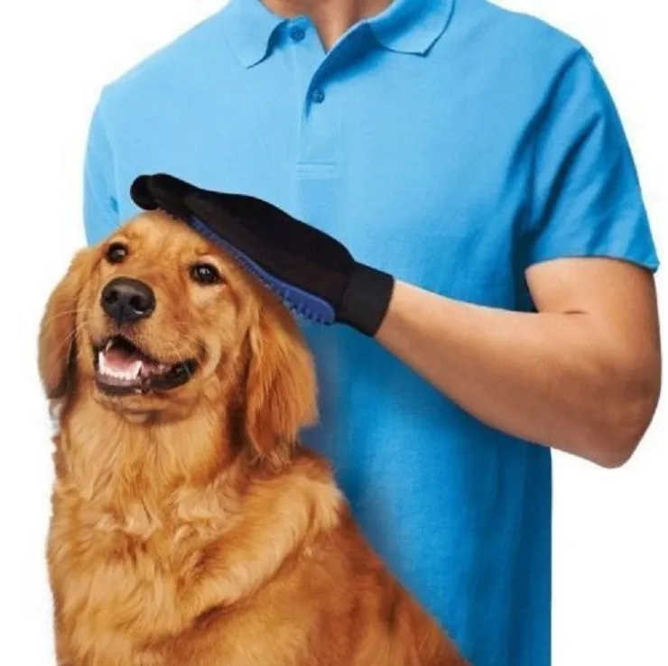 

Silicone pet brush Glove Deshedding Gentle Efficient Pet Grooming Dogs Bath Pet cleaning Supplies Pet Dog Accessories