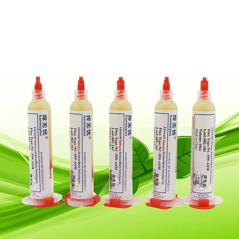 Практичный бессвинцовый пайка пастообразный припой для BGA CSP Ch 10CC NC-559-ASM No-clean Материал запчасти