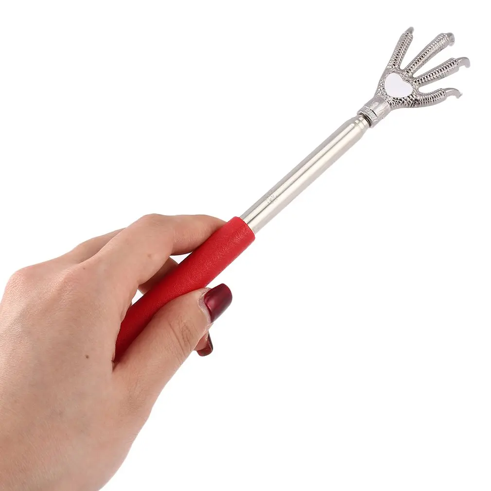 

6 Colors Back Scratcher Compact Telescopic Claw Stainless Steel Massager 22-58cm Adjustable Back Scratching Massage Hand Claw