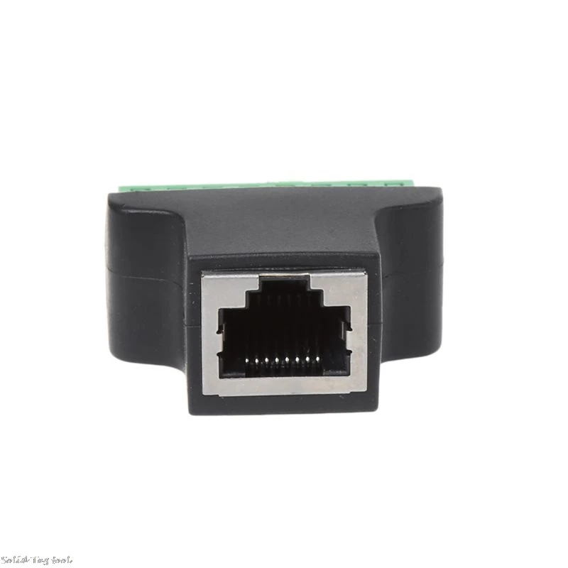 RJ45 гнездо к винтовой клемме 8 Pin разъем Ethernet кабель удлинитель